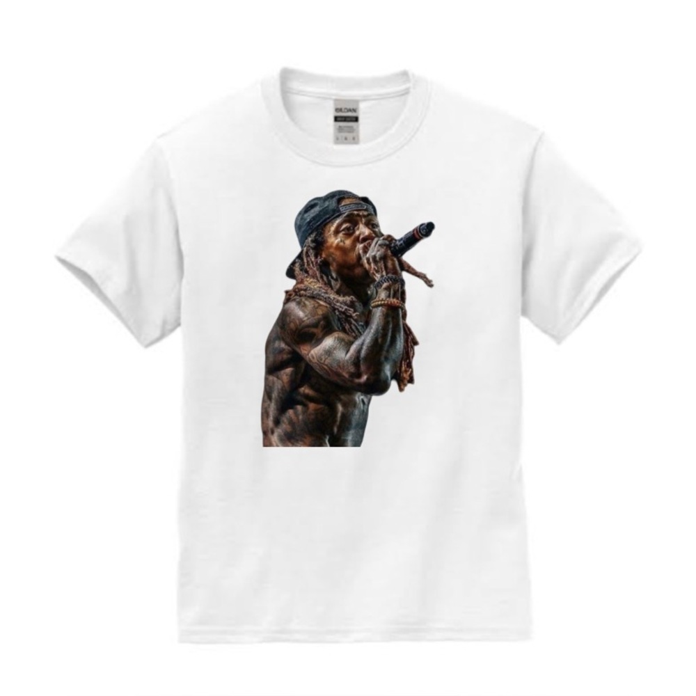 White Graphic T-Shirt Lil Wayne